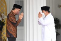 Pertemuan Menteri Pertahanan Prabowo Subianto dengan Presiden Joko Widodo. (Dok. Setkab.go.id) 