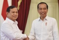 Presiden Jokowi dengan Menteri Pertahanan Prabowo Subianto. (Dok. Presidenri.go.id)