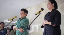 Ketua Umum PKB Muhaimin Iskandar dengan Ketua DPP PDIP Puan Maharani. (Facbook.com/@A Muhaimin Iskandar)