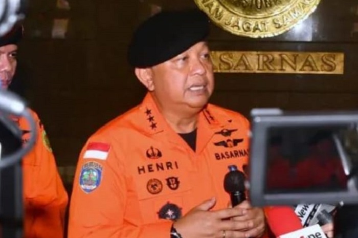Kepala Badan Nasional Pencarian dan Pertolongan (Basarnas) Republik Indonesia Marsekal Madya (Marsdya) TNI Henri Alfiandi. (Instagram.com/@defnaputra)