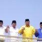 Ketua Umum Partai Gerindra Prabowo Subianto bersama Ketuam Umum Partai Golkar Airlangga Hartarto, Ketua Umum Zulkifli Hasan dan Ketua Umum PKB Muhaimin Iskandar. (Instagram.com/@prabowo)