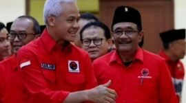 Ketua DPP PDI Perjuangan Djarot Saiful Hidayat bersama Gubernur Jawa Tengah Ganjar Pranowo. (instagram.com/@djarotsaifulhidayat)