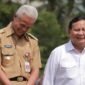 Menhan Prabowo Subianto dan Gubernur Jawa Tengah Ganjar Pranowo. (Dok. Tim Media Prabowo Subianto) 