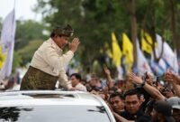 Calon Presiden nomor urut 2, Prabowo Subianto berkampanye di Batam. (Dok. TKN Prabowo - Gibran)  