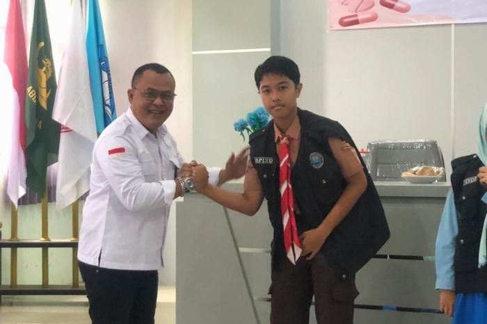 Yayasan Rehabilitasi Korban Narkoba (YR KOBRA) Sosialisasi Bahaya Narkoba di SMPN 1 Candi Sidoarjo, (16/02/24). (Doc.Ist)