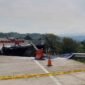 terjadi longsor pada jalan tol Ciawi - Sukabumi (Bocimi) seksi dua pada KM 64+600 A. (Dok,. Bpjt.pu.go.id)

