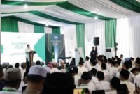 Presiden terpilih periode 2024-2029 Prabowo Subianto Menghadiri Halal Bihalal PBNU 1445 H yang dihelat di Gedung Pusat PBNU. (Dok. Tim Media Prabowo)