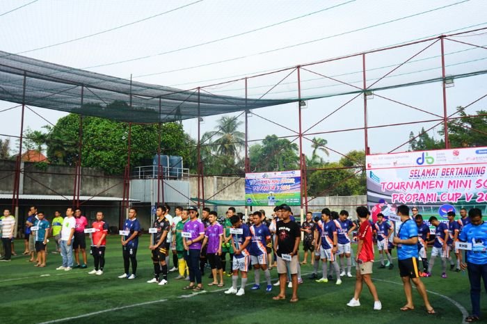 Turnamen Futsal V PROPAMI 2024 di Lapangan Futsal Triboon, Jeruk Purut, Jakarta Selatan, (29/6/24). (Doc.PROPAMI)