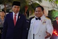 Presiden Joko Widodo bersama Presiden terpilih Prabowo Subianto. (Facebook.com @Prabowo Subianto)

