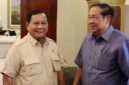 Presiden ke-6 Republik Indonesia, Susilo Bambang Yudhoyono mengunjungi kediaman presiden terpilih 2024-2029 Prabowo Subianto. (Dok. Tim Media Prabowo)  