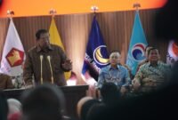 Silaturahmi Koalisi Indonesia Maju di Padepokan Garuda Yaksa, Hambalang, Bogor, Jawa Barat. (Dok. Tim Media Prabowo)

