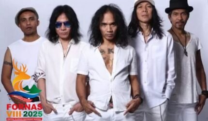 Foto : Panggung Penutupan FORNAS VIII Dihentak Slank dan Artis Top. (Doc.Ist)