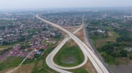 Ruas strategis tol Medan–Kualanamu dipercepat penyelesaiannya usai suntikan modal Jasa Marga Rp1,9 triliun. (Dok. pu.go.id)