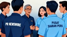Kolaborasi PR Newswire–PSPI menjadi langkah strategis dalam meningkatkan penyebaran informasi korporasi. (Dok. Kreasi Cici AI)